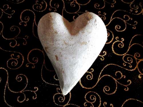 Heart Stone Stone Heart Brocade Brocade Ceiling
