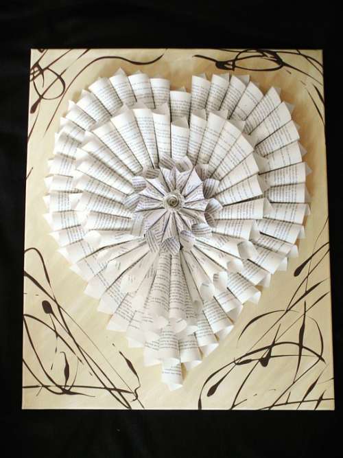 Heart Paper Tinker Tinkered Love Art Creative