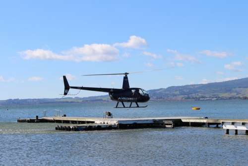 Helicopter Rotorua Lake