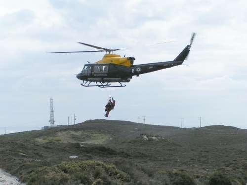 Helicopter Rescue Anglesey Emergency