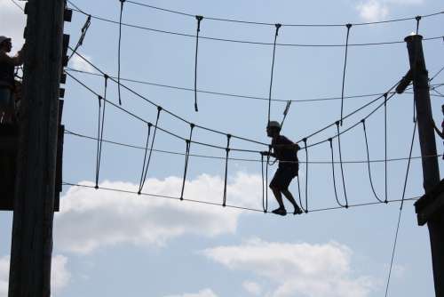 High Ropes Course Experiential Education