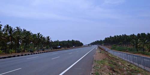 Highway Street Road Ah- 47 Asia Karnataka India