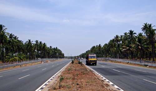 Highway Traffic Street Road Ah- 47 Asia Karnataka