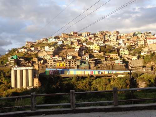 Hill Quito Ecuador Capital Pichincha Cityscape