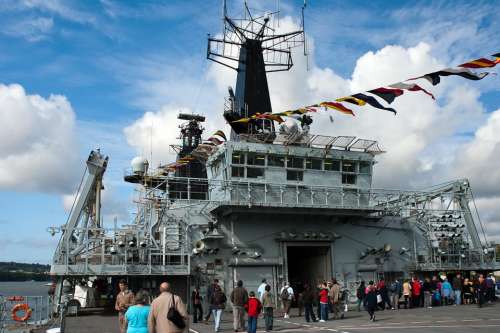 Hms Bulwark Amphibious Dock Royal Navy Open Day