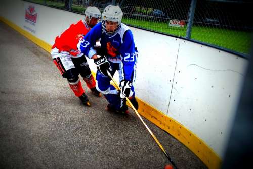 Hockey Duel Play Inline Hockey Skater Hockey