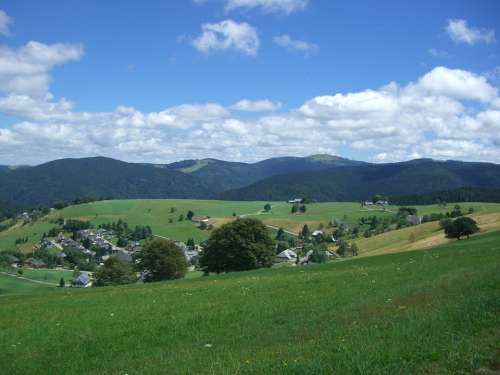 Hofsgrund Black Forest Feldberg Clouds