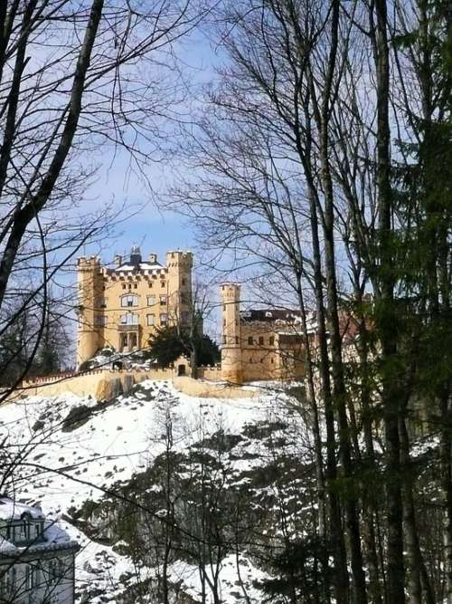 Hohenschwangau Rock Castle Places Of Interest