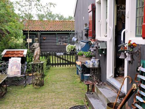 Holland Netherlands Zaanse Schans Traditional House