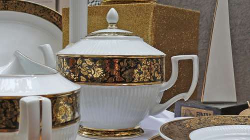 Hollóháza Porcelain Gold Plated