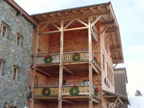 House Wood Porch Architecture