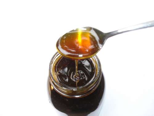 Honey Spoon Jar Flow Flowing Sweet