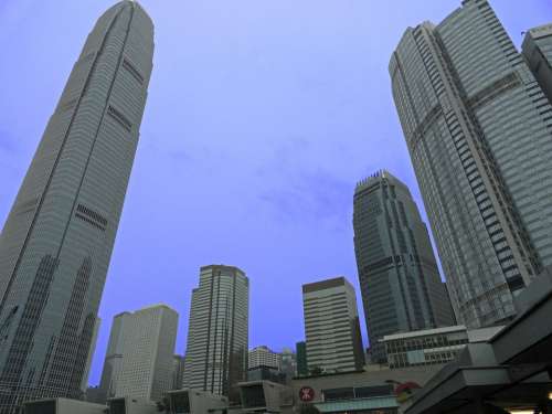 Hong Kong Skyscraper Architecture City Building