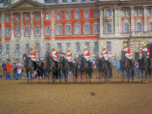 Horse Guards London English