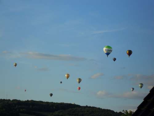 Hot Air Balloon Balloon Sky Flying Take Off