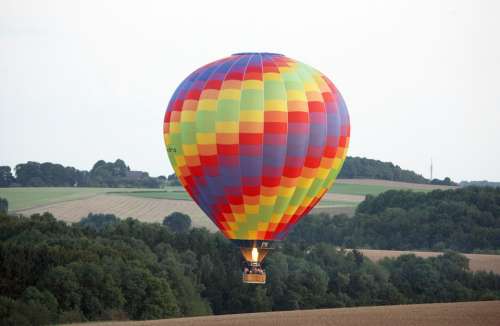 Hot Air Balloon Take Off Float Flying Balloon