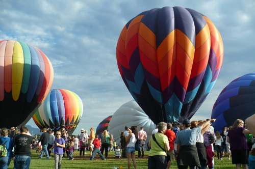 Hot Air Balloons Balloon Festival Colorado Springs