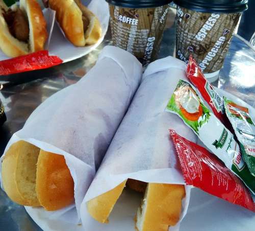 Hot Dogs Food Sausage Delicious Ketchup Sandwich