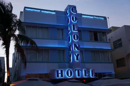 Hotel Hotel Colony Ocean Drive Miami Beach Florida