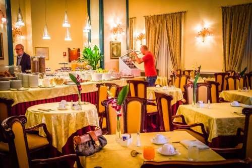 Hotel Berchielli Florence Italy Dining Elegant