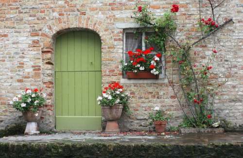 House Door Historical Centre Architecture