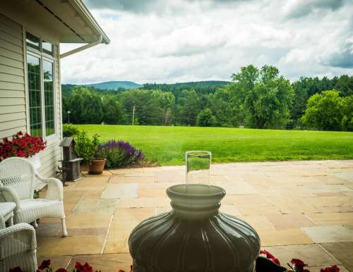 House Living Garden Vermont Mount Mansfield Green