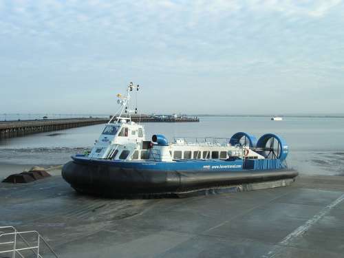 Hovercraft Hover Sea Craft Transportation Nautical