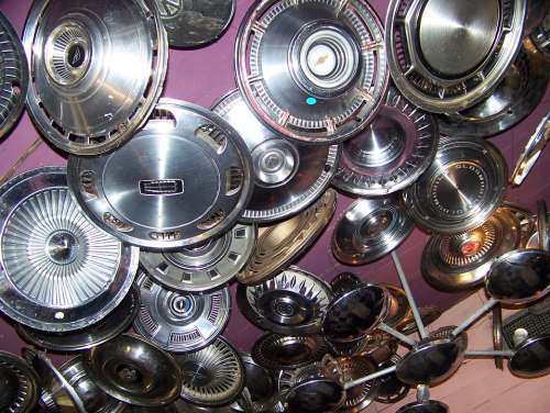 Hub Caps Hubcaps Ceiling Ceiling Decor Decorating