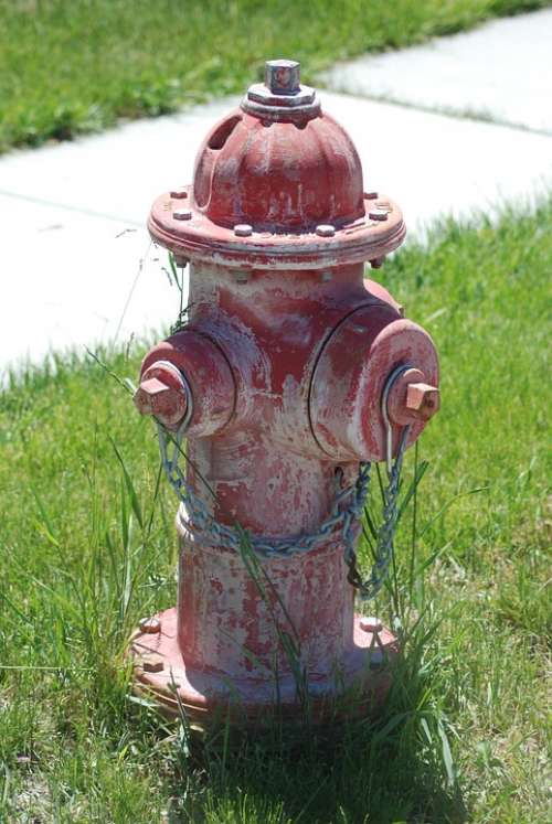 Hydrant Fire Hydrant Red Water Extinguish