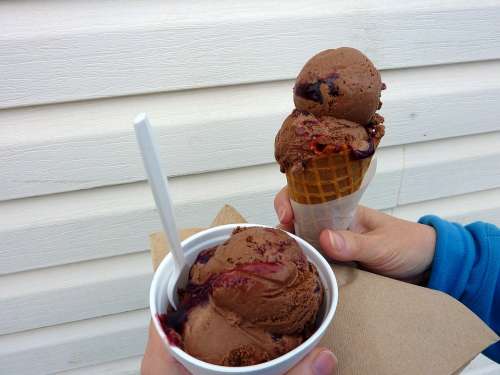 Ice Cream Ice Cream Cone Dessert Chocolate Frozen