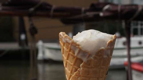 Ice Cream Ice Cream Cone Ice Enjoy Dessert