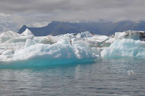 Ice Floes Ice Eternal Ice Iceland Glacier