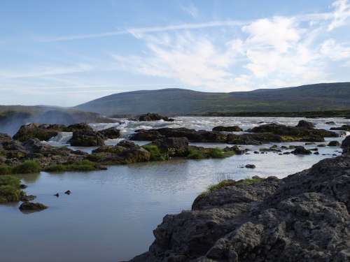 Iceland Landscape Water River