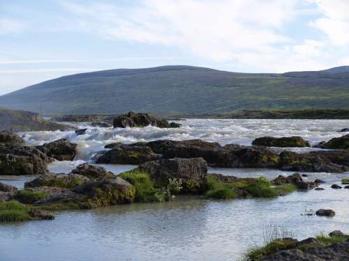 Iceland Landscape Water River
