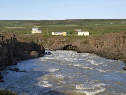 Iceland Landscape Water River