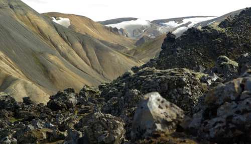 Iceland Landmannalaugar Trekking Nature Landscape