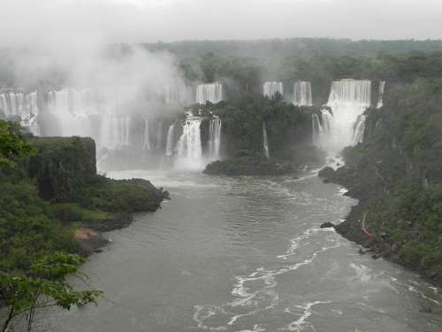 Iguazu Falls Brazil Paraná The Iguaçu River