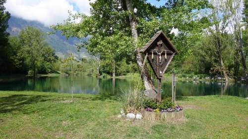 Image Stock Nature South Tyrol Hiking Lake