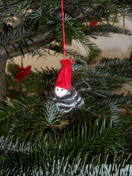 Imp Fir Tree Dwarf Holly Christmas Decorations