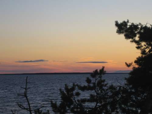In Oulu Lake Lake Summer Finnish