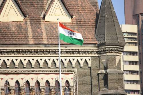 India Flag Building