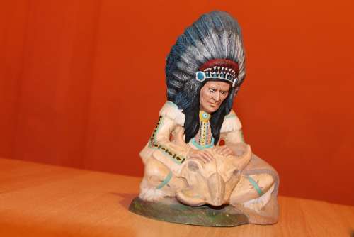 Indians Chief Figure