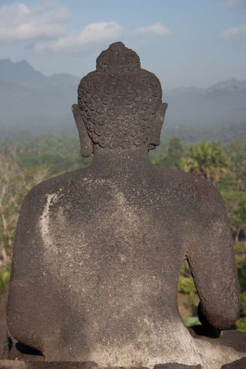 Indonesia Bropudur Java Statue
