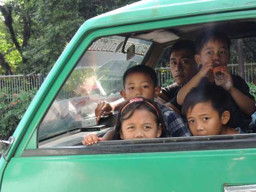 Indonesia Kids Vehicle Car Multitude