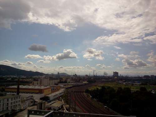 Industry Rails Track Train Traffic