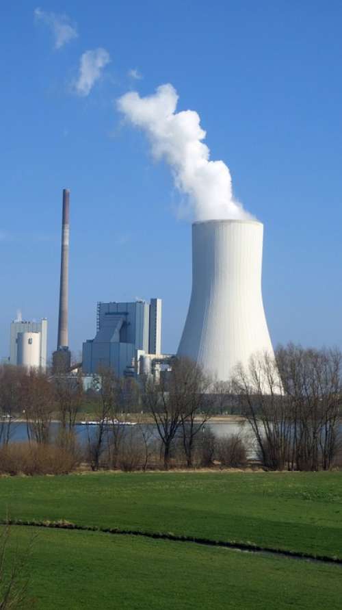 Industry Smoke Cooling Tower Power Plant