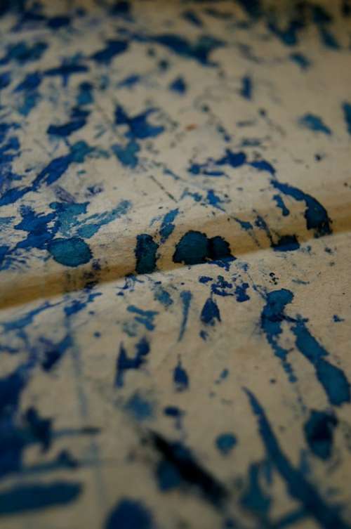 Ink Leaf Book Old Historically Blue Mess Chaos
