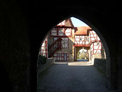 Iphofen Rödelseer Gate Lower Franconia