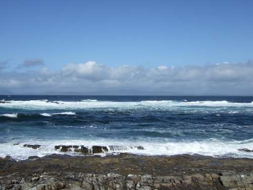 Ireland Sky Sea Wave Water Sunny Surf Coast