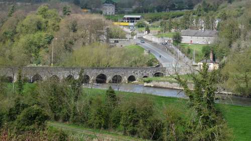 Ireland Bridge River Arch Landscape
